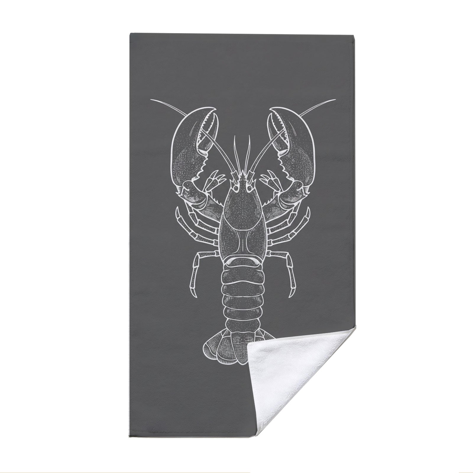 Vintage Nautical Beach Towel Etched Art Quick Dry Microfiber Summer Gift