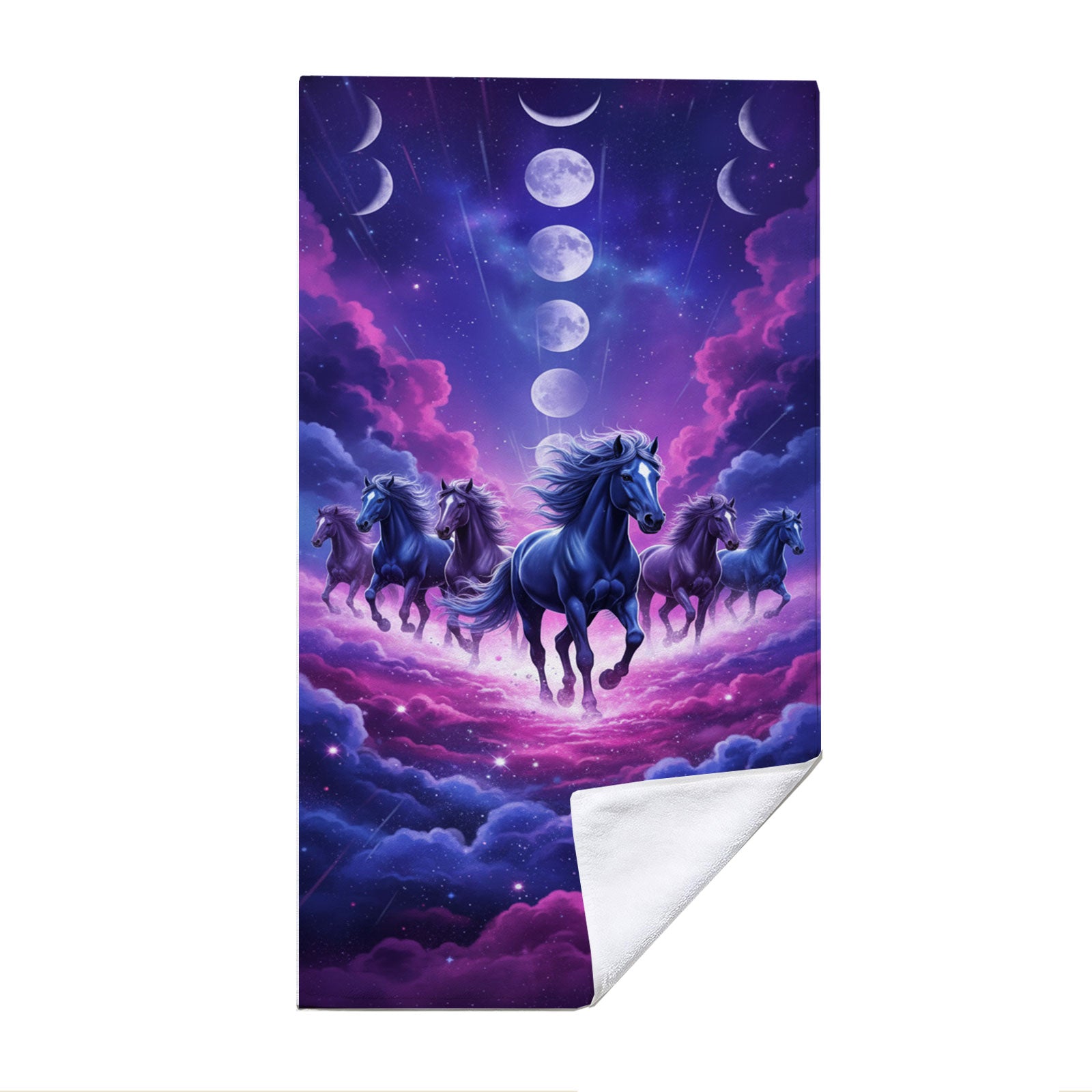 Mystical Cosmic Animal Beach Towel Quick Dry Spiritual Gift