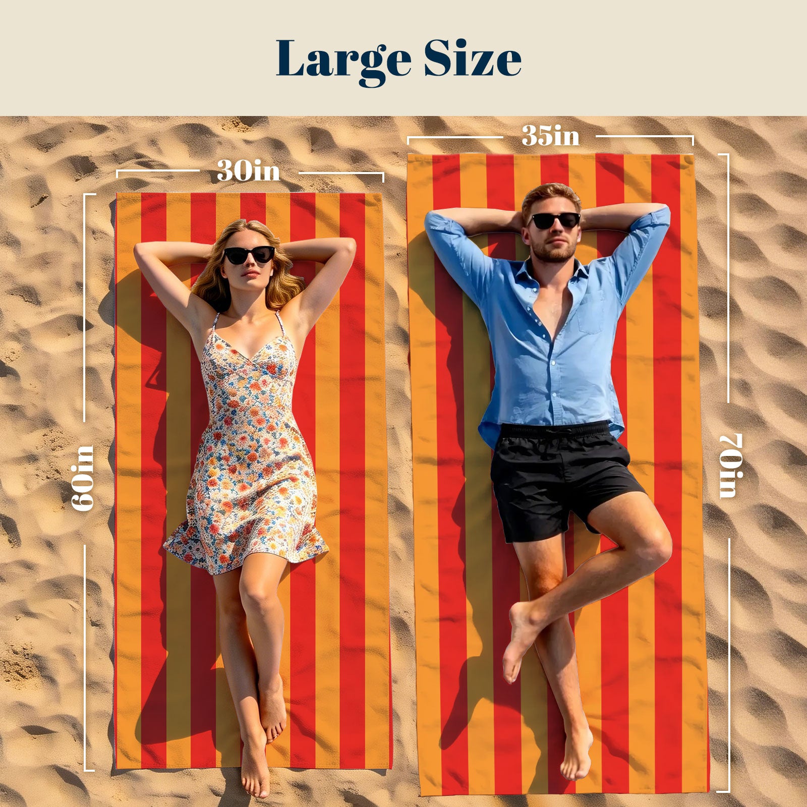 Retro Geometric Beach Towel Quick Dry Microfiber Summer Vacation Gift
