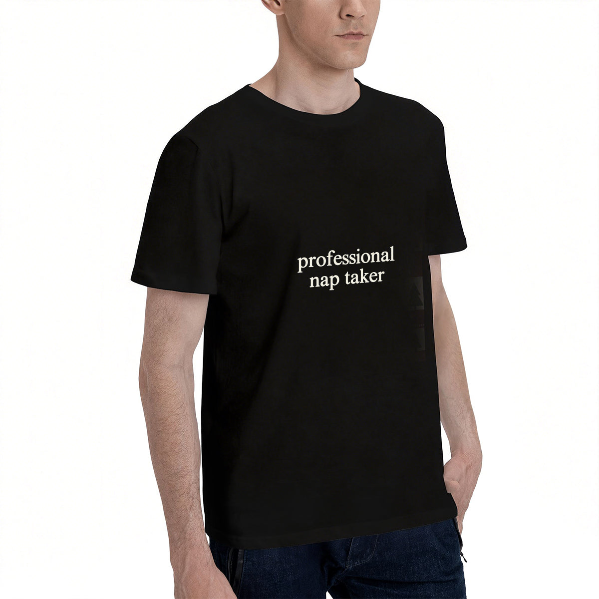 Men's Premium Cotton Master of Dad Jokes Graphic T-Shirt Casual Humor Tee