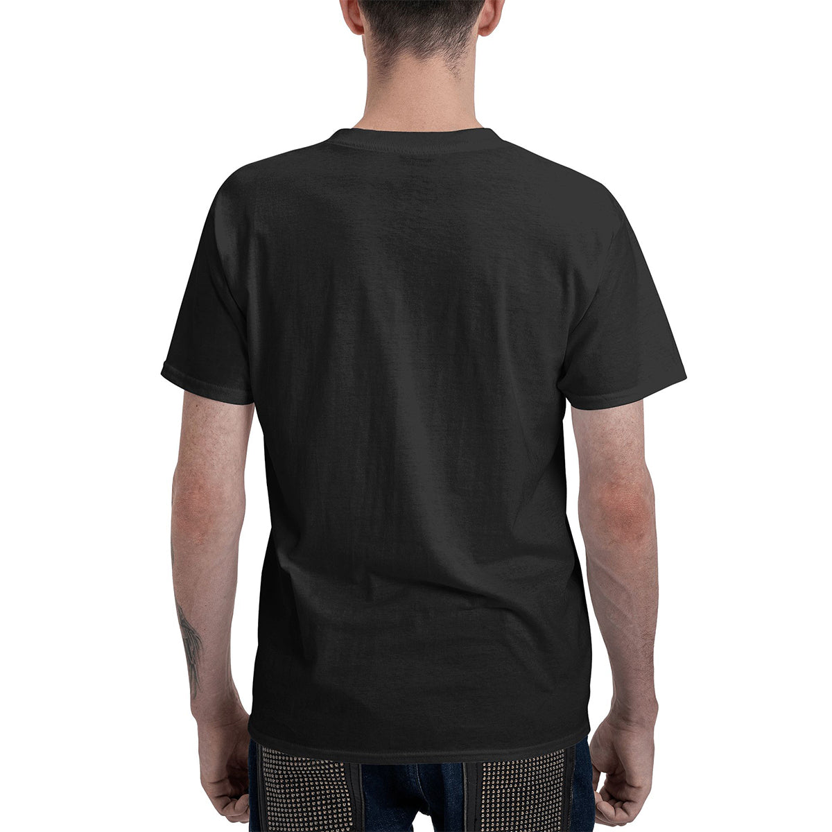 Men's Cotton Vintage Lighthouse Graphic Short Sleeve T-Shirt for Coastal Casual Wear