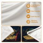 Gamer Statue Blanket - Retro Tech Art Design