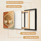 Framed Tree of Life Wall Art, 3D Relief Design, Perfect for Home Decor in Any Room