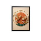 Elegant Hummingbird Wall Art with Crystal Accents, Modern Home Decor for Living Room or Hallway
