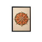 Ornate Mandala Wall Art, Bohemian Style, Crystal Accents, Perfect for Home Decor in Any Room
