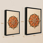Ornate Mandala Wall Art, Bohemian Style, Crystal Accents, Perfect for Home Decor in Any Room
