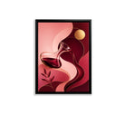 Abstract Wine Decanter Wall Art Print, Modern Home Decor, High-Quality Matte Finish, Perfect for Living Room or Kitchen
