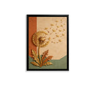 Modern Dandelion Wall Art Print, Abstract Design, High-Quality Matte Finish, Perfect for Home Decor in California
