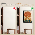 Golden Crane Wall Art, Modern Abstract Canvas Print, Decorative Home Accents for Living Room or Bedroom