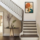 Modern Golden Deer Wall Art with Crystal Antlers, Nordic Style Decor for Living Room or Hallway