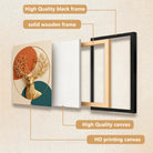 Modern Golden Deer Wall Art with Crystal Antlers, Nordic Style Decor for Living Room or Hallway