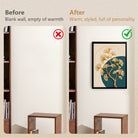 Modern Golden Ginkgo Leaf Artwork, Abstract Wall Decor for Living Room or Office, Elegant Home Accents