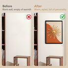 Modern Sunburst Wall Art, Gold & Crystal Accents, Framed Decor for Living Room or Office