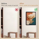 Framed Golden Phoenix Wall Art, Modern Abstract Design, High-Quality Craftsmanship, Perfect for Home Decor in New York