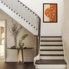 Modern Golden Bamboo Wall Art Print, Abstract Design, High-Quality Matte Finish, Perfect for Home Decor in California