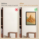 Abstract Mountain Wall Art Print in Black Frame, Modern Home Decor for Living Room or Office