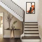 Framed Acoustic Guitar Art Print, Modern Abstract Design, High-Quality Matte Finish, Perfect Home Decor for Any Room
