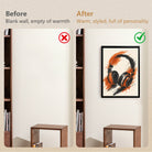 Framed Headphones Art Print, Modern Abstract Design, High-Quality Matte Finish, Perfect Home Decor for Any Room