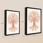 Framed Circuit Board Tree Art Print, Modern Tech-Inspired Design, High-Quality Matte Finish, Perfect for Home or Office Decor in New York