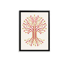Framed Circuit Board Tree Art Print, Modern Tech-Inspired Design, High-Quality Matte Finish, Perfect for Home or Office Decor in New York