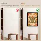Framed Sloth Yoga Art Print, Boho Style, High-Quality Giclee, Perfect for Home Decor in Any Room