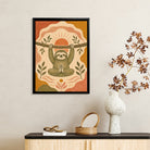 Framed Sloth Yoga Art Print, Boho Style, High-Quality Giclee, Perfect for Home Decor in Any Room