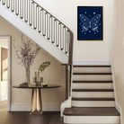 Framed Night Sky Butterfly Art Print, Celestial Design, High-Quality Matte Finish, Perfect for Home Decor in Any Room