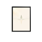 Minimalist Pine Tree Landscape Art Print, Modern Nordic Style, High-Quality Matte Paper, Perfect for Home Office Decor
