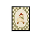 Framed Western Sheep Art Print, Quirky Cowboy Lamb Design, Perfect for Home Decor in Any Room
