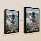 Framed Seagull with Gun Art Print, Humorous Coastal Decor, High-Quality Matte Finish, Perfect for Home or Office in Any State