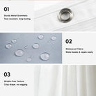 Funny Seagull with Gun Shower Curtain Waterproof Bathroom Decor, Give Me Fries Design