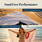 Beach Towel with Cat and Fish Design, Microfiber Material, Perfect for Summer Days in California