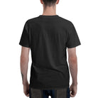 Men's Black T-Shirt with Unique Skull and Green Leaves Design, Soft Cotton Material, Perfect for Casual Wear or Gift