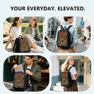 Tiger Japanese Art Backpack High-Density Weave Campus Commute Ready