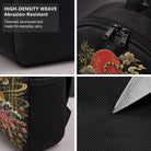 Tiger Japanese Art Backpack High-Density Weave Campus Commute Ready