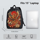 Phoenix Art Backpack with High-Density Weave, Durable Campus & Commute Bag for Everyday Use