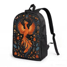 Phoenix Pattern Backpack, Durable High-Density Weave, Campus & Commute Ready
