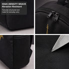 Dragon Cathedral Backpack Gothic Style High-Density Weave Campus Commute Ready