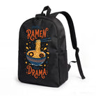 Ramen-Themed Backpack with High-Density Weave - Campus & Commute Ready