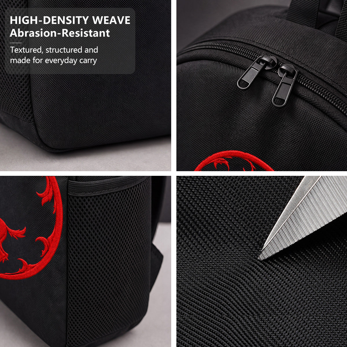 Game of Thrones Red Stag Backpack, Durable High-Density Weave, Campus & Commute Ready