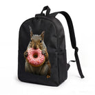 Squirrel with Donut Backpack - Durable High-Density Weave for Campus & Commute