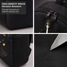 Dragon Sword Backpack, Fantasy Style, Durable High-Density Weave, Perfect for Campus & Commute
