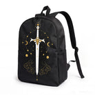 Dragon Sword Backpack, Fantasy Style, Durable High-Density Weave, Perfect for Campus & Commute