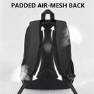 Black Gelato Text Backpack - Durable High-Density Weave for Campus & Commute
