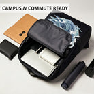 Whale Wave Backpack for Campus & Commute - Durable High-Density Weave, Perfect for Everyday Use