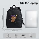Space Bear Backpack with High-Density Weave - Durable Campus & Commute Bag