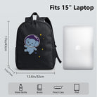 Space Elephant Backpack for Kids & Teens - Durable High-Density Weave, Perfect for Campus & Commute