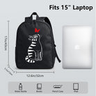 Black Cat Butterfly Backpack, Durable High-Density Weave, Campus & Commute Ready