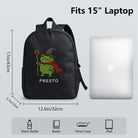 Presto Frog Wizard Backpack - Durable High-Density Weave, Campus & Commute Ready