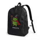 Presto Frog Wizard Backpack - Durable High-Density Weave, Campus & Commute Ready